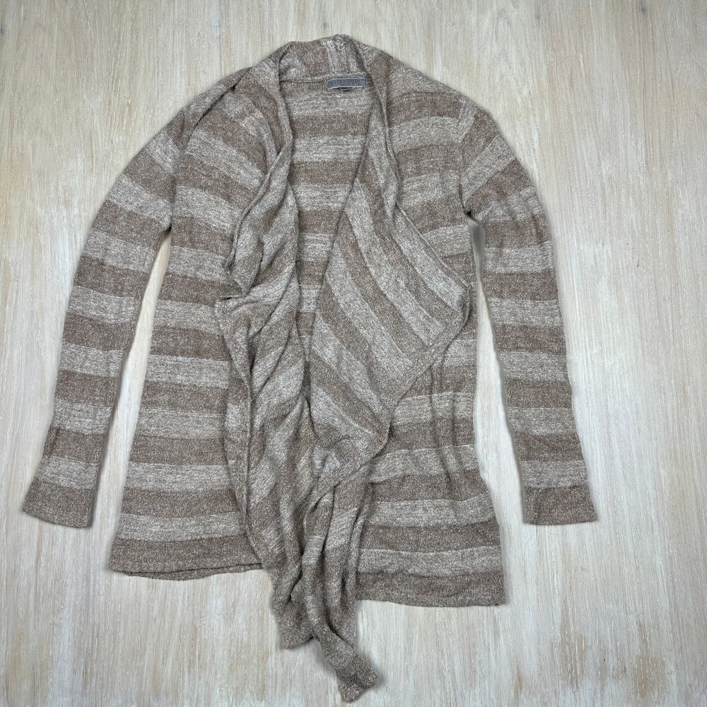 Barefoot Dreams Calypso Drape Open Front Lounge Beachy Boho Cardigan Sweater S/M